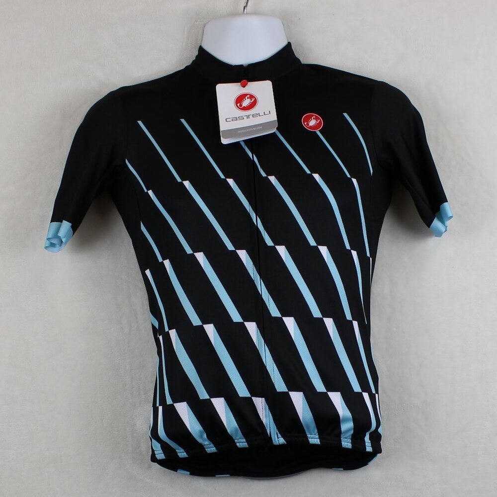 New Castelli Bike Cycling Zip Jersey Shirt (Small Women)